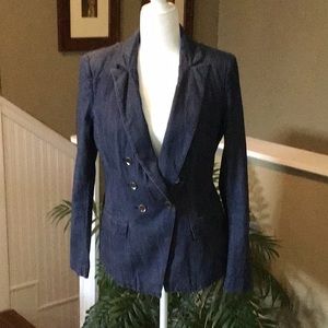 White House Black Market Denim jacket